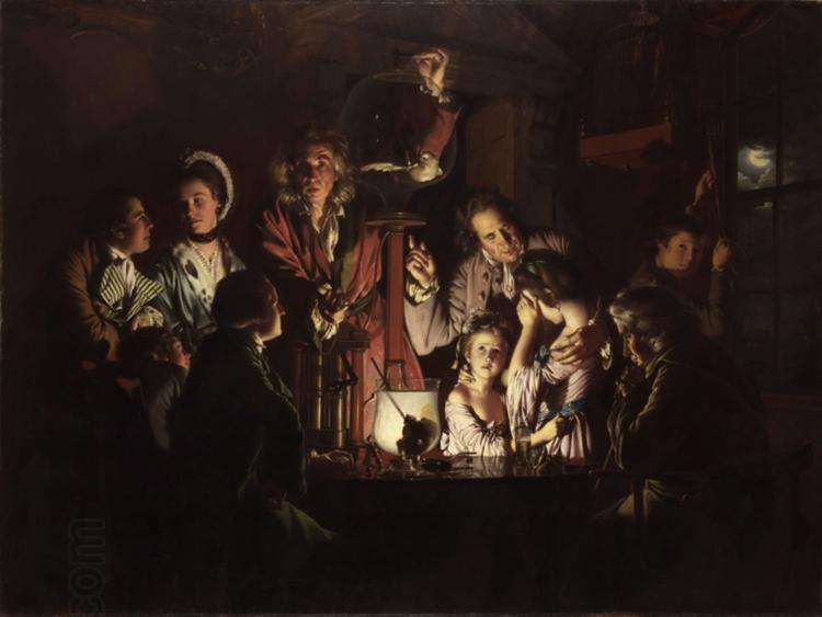 Joseph Wright The Experiment with the Aipump (mk22) China oil painting art